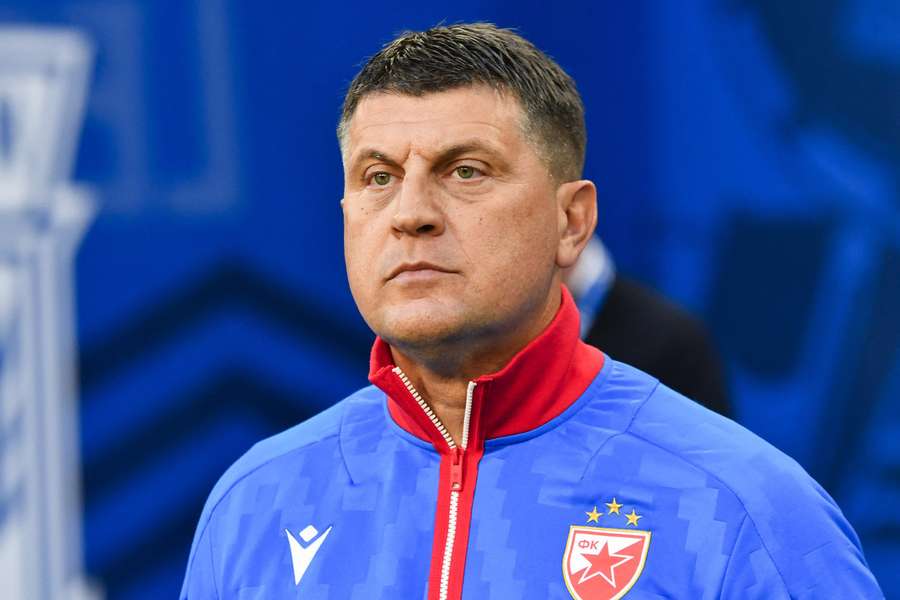 Vladan Milojevic, treinador do Estrela Vermelha