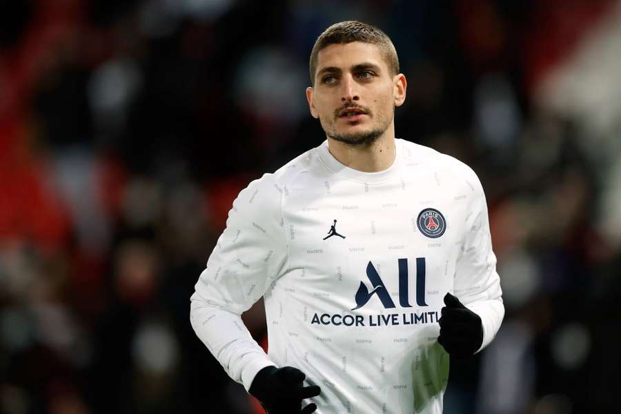 Verratti was substituted off in the 64th minute on Sunday