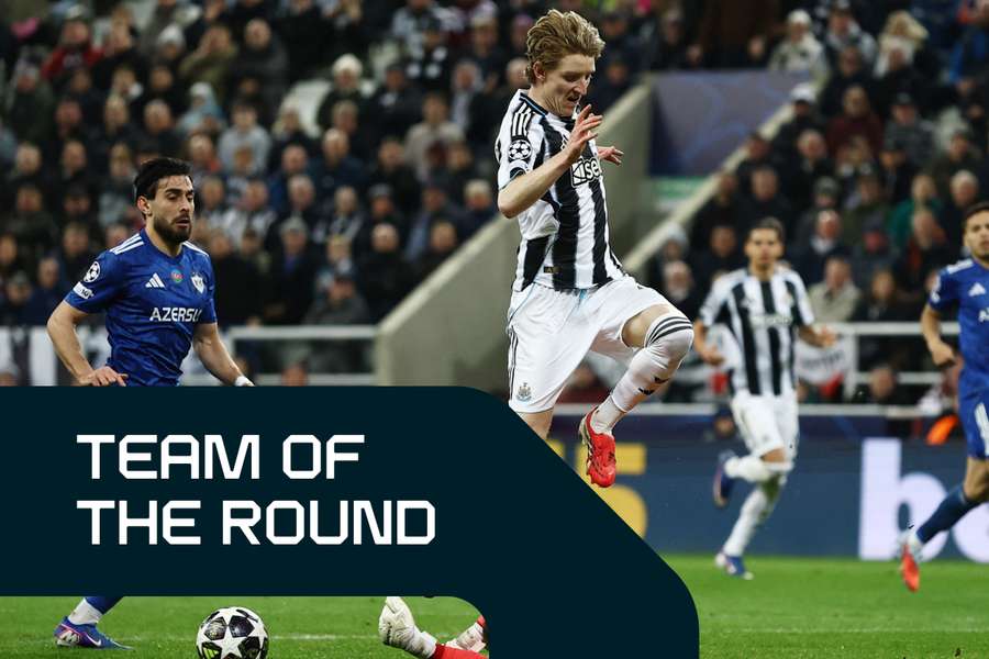 Gordon in action for Newcastle