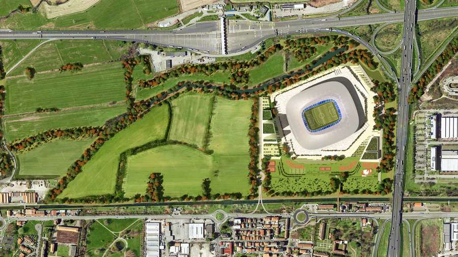 Il progetto del nuovo stadio