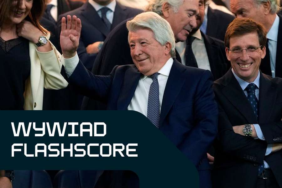 Prezes Atlético Madryt Enrique Cerezo Prezes Atlético Madryt Enrique Cerezo