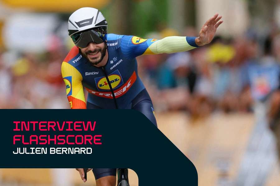 Julien Bernard sur le Tour de France 2024.