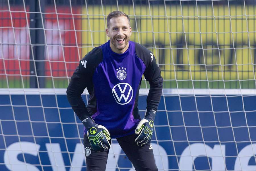 Oliver Baumann bei einer Trainingseinheit mit dem DFB-Team.