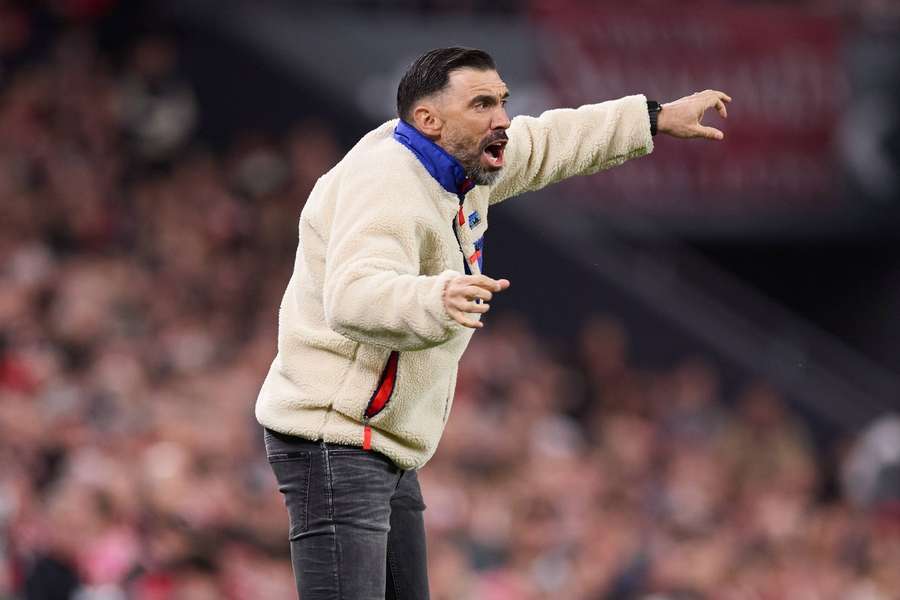 Eder Sarabia, durante el Athletic-Elche