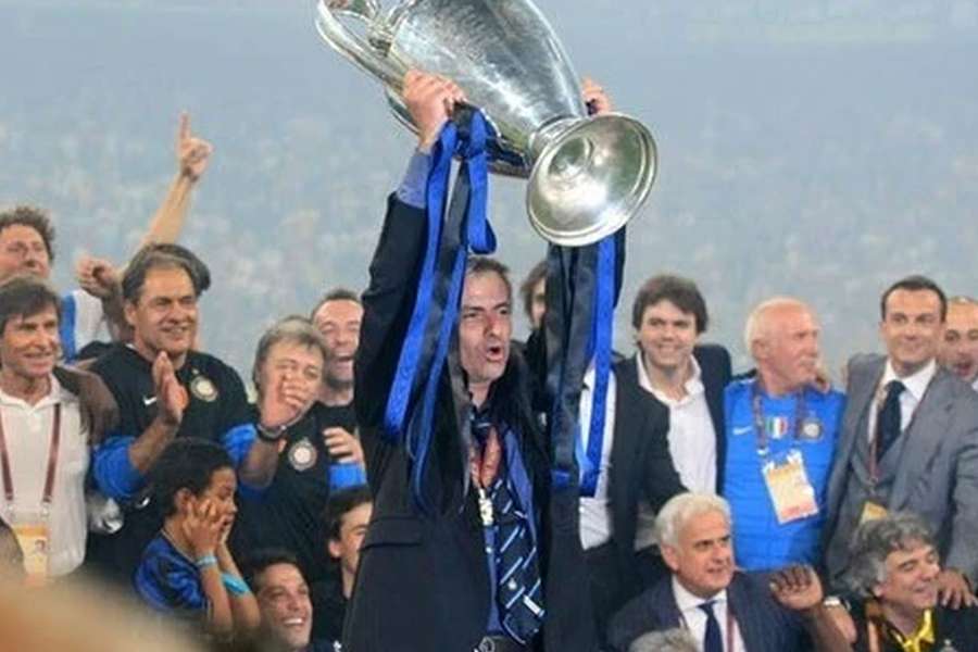 Mourinho festejou pelo Inter