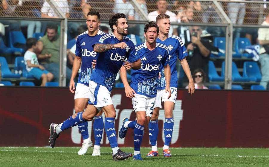 La felicità di Cutrone per il gol segnato