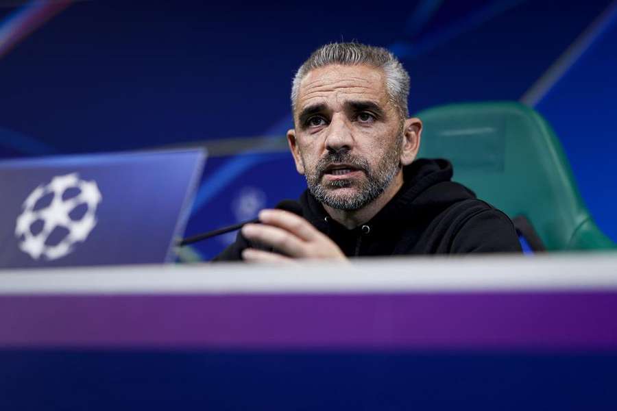 Rui Borges, treinador do Sporting