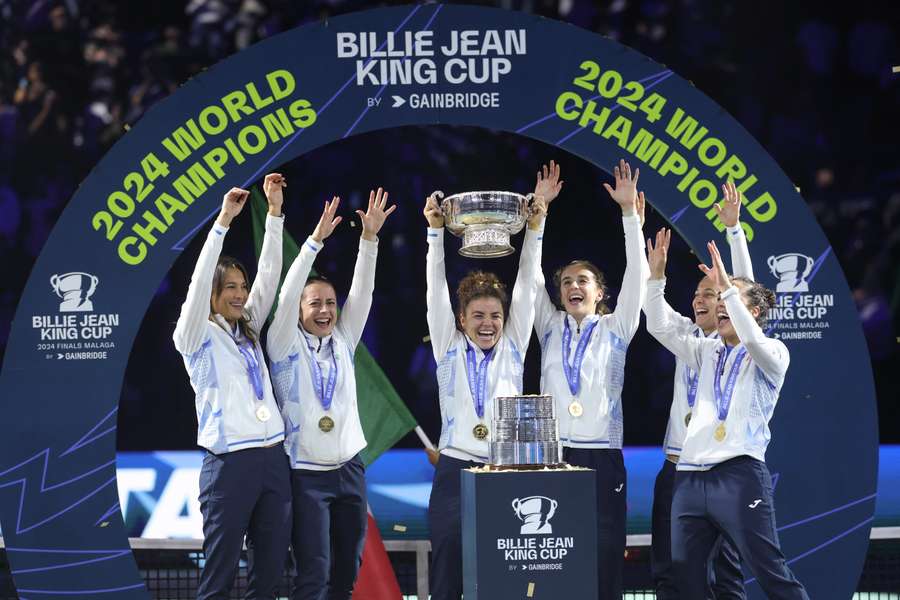 Italia levanta el título de campeonas de la Billie Jean King Cup