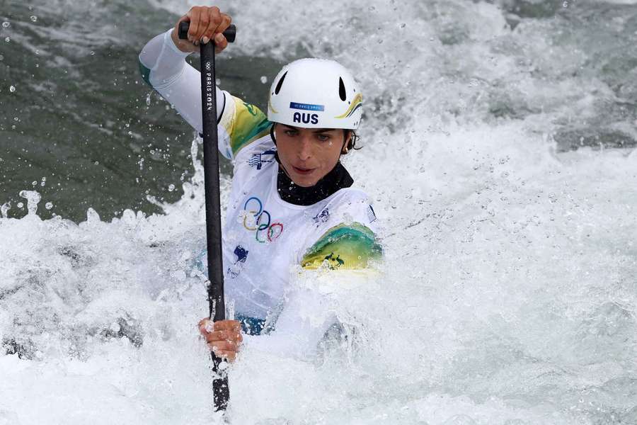 Jessica Fox in action during her golden run