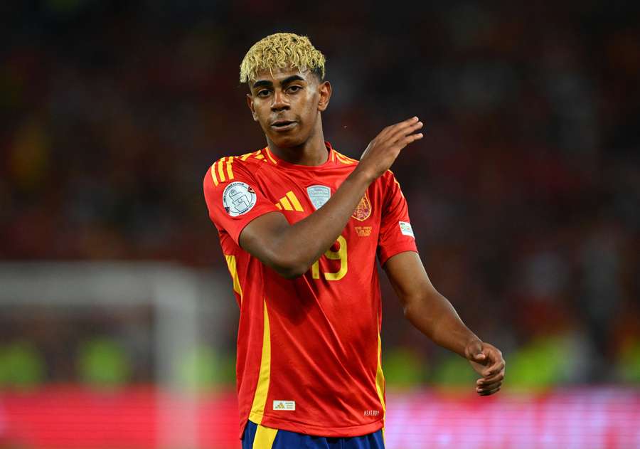 Spain's Lamine Yamal has been in terrific form Spain's Lamine Yamal has been in terrific form