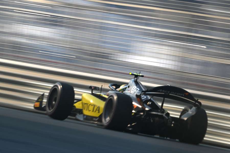 Gabriel Bortoleto à Abu Dhabi.