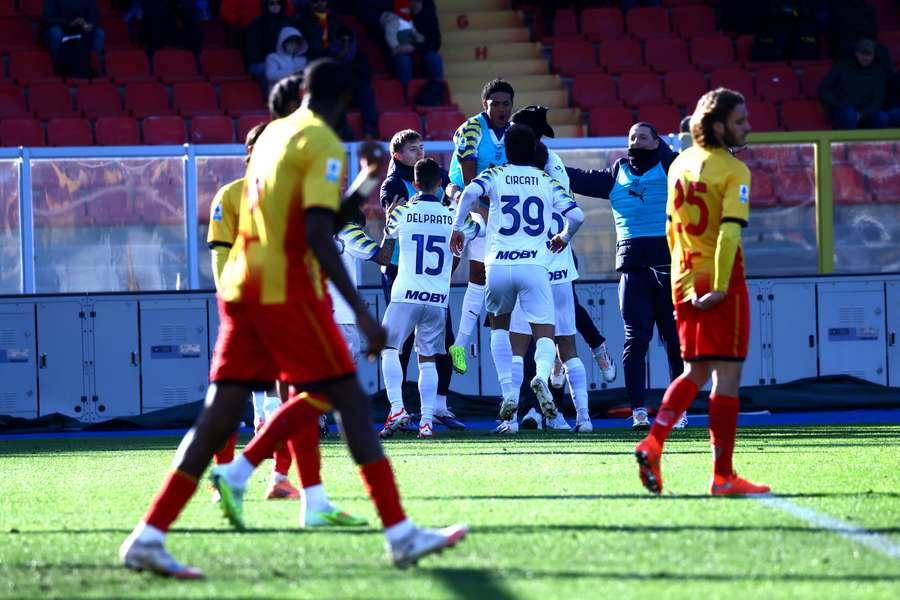 A festa do Parma diante do Lecce