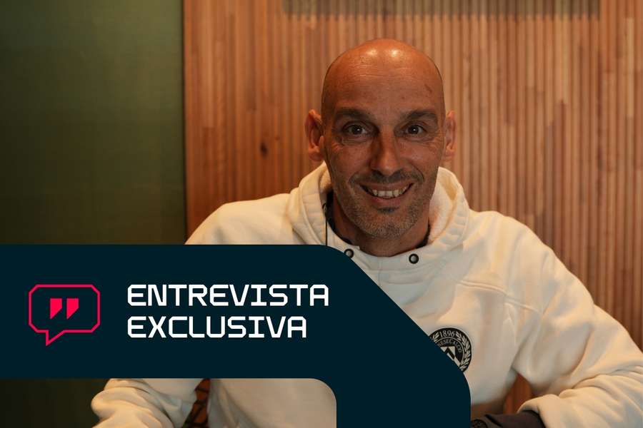Jordi García, durante la entrevista con Flashscore