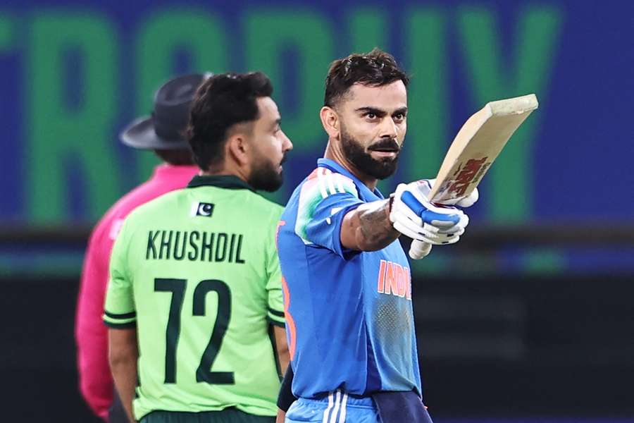 Kohli celebrates