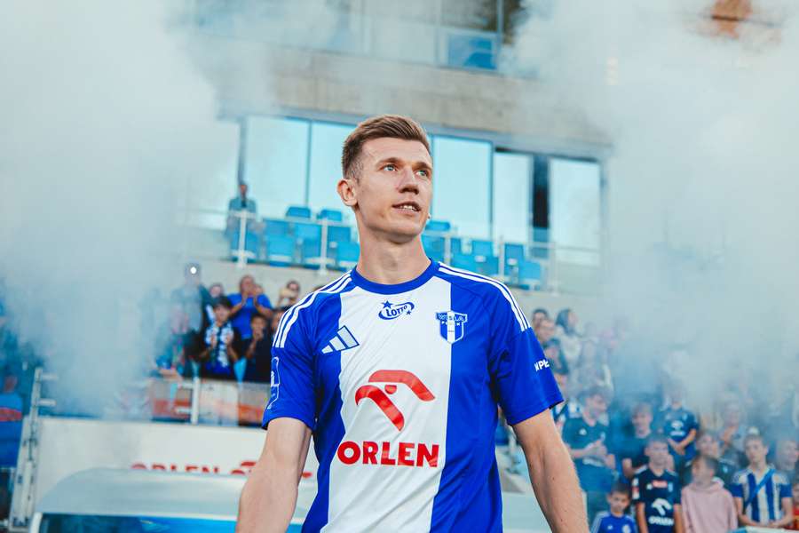 Piotr Krawczyk w barwach Wisły Płock