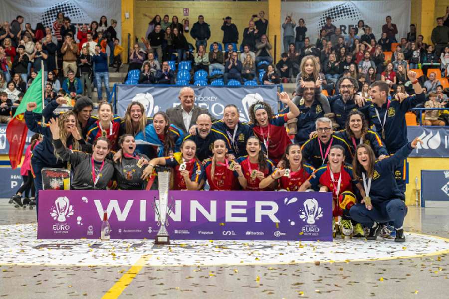 España, campeona de Europa femenina de hockey sobre patines