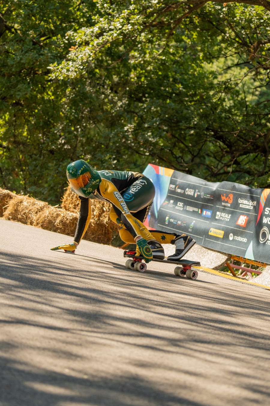 Harry Clarke in action at the 2024 World Skate Games in Tortoreto, Italy