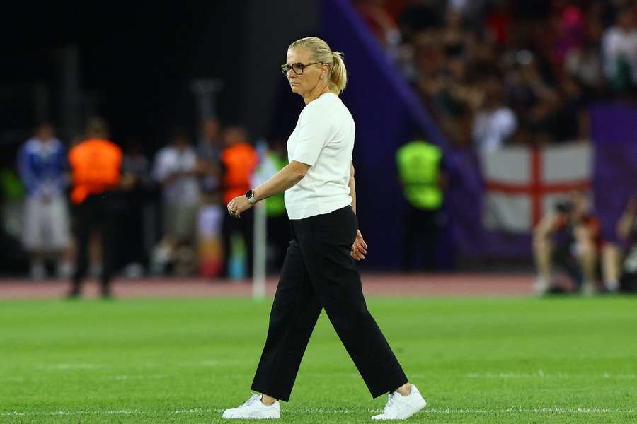 Sarina Wiegman après le match 