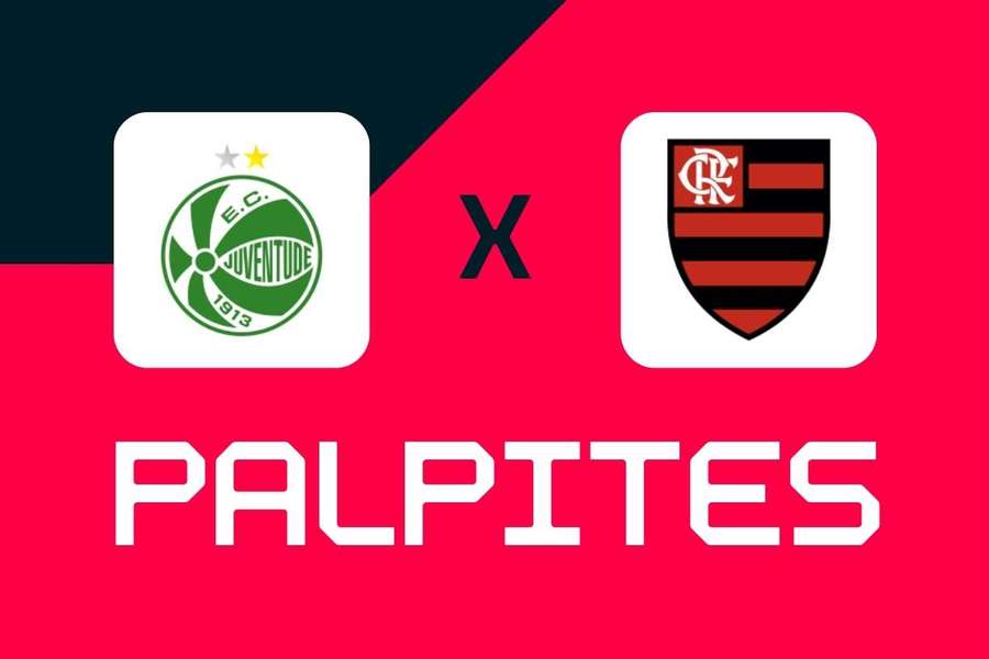 Enquanto o Flamengo lidera o Brasileirão, o Juventude ainda está na zona de rebaixamento