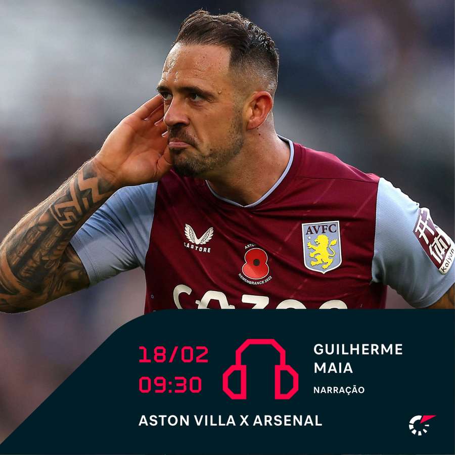 ASTON VILLA X ARSENAL AO VIVO - DIRETO DO VILLA PARK - PREMIER