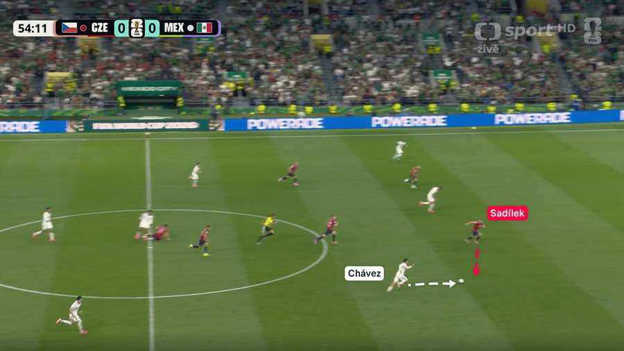 Les Tchèques ont sous-estimé les situations défensives sur les deux premiers buts encaissés.