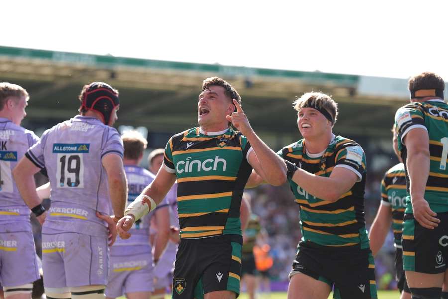Furbank's late try sends Northampton into home Prem semi-final Furbank's late try sends Northampton into home Prem semi-final