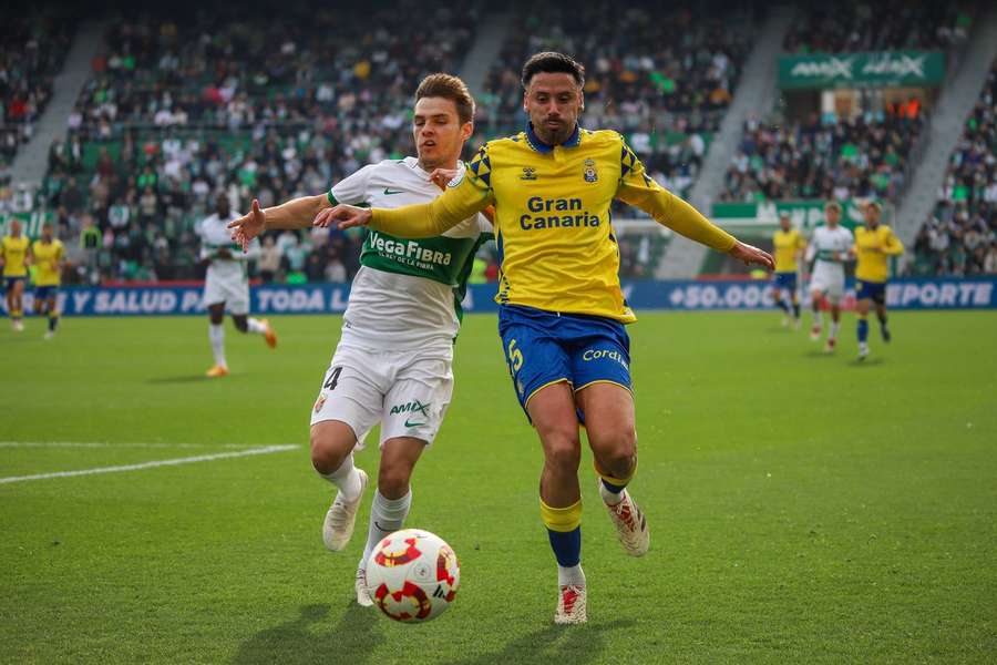 O Las Palmas foi goleado pelo Elche fora de casa
