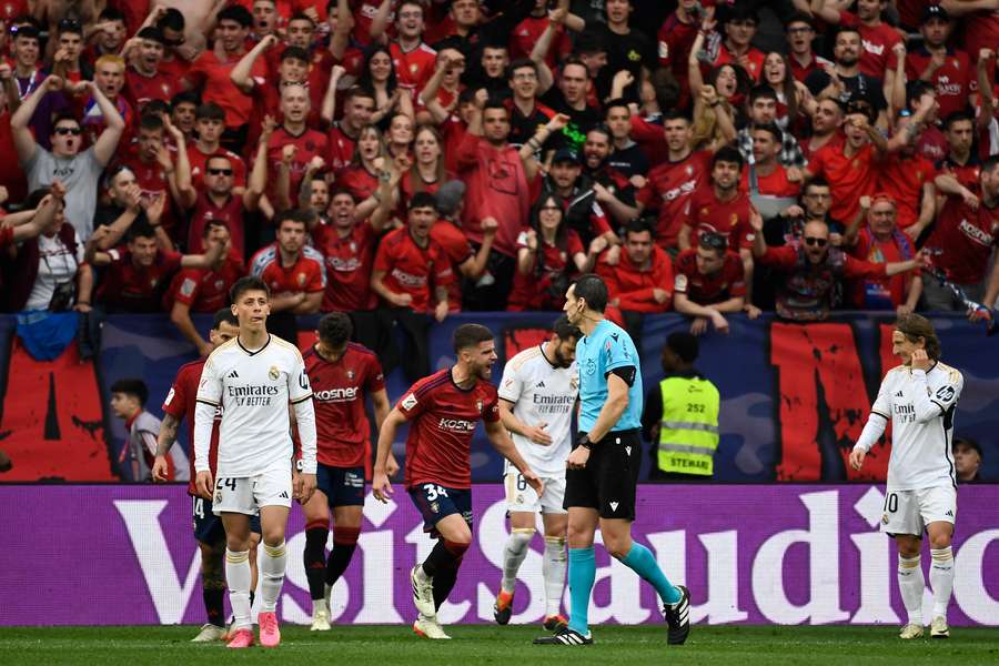 La afición de Osasuna tiene al Real Madrid como uno de sus equipos menos preferidos