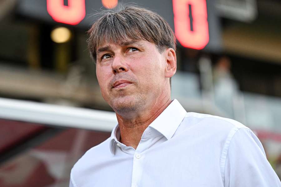Trenér Trousil v zápase proti Jablonci Trenér Trousil v zápase proti Jablonci