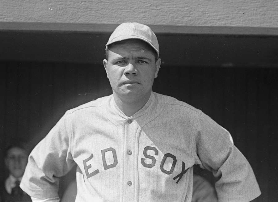 Babe Ruth começou a carreira nos Red Sox