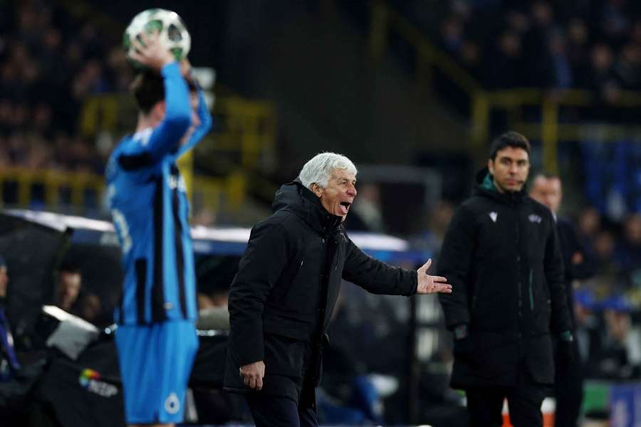 Gasperini watches on during his side's defeat
