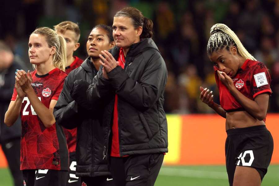 Olympic champions Canada fell at the first hurdle in the World Cup