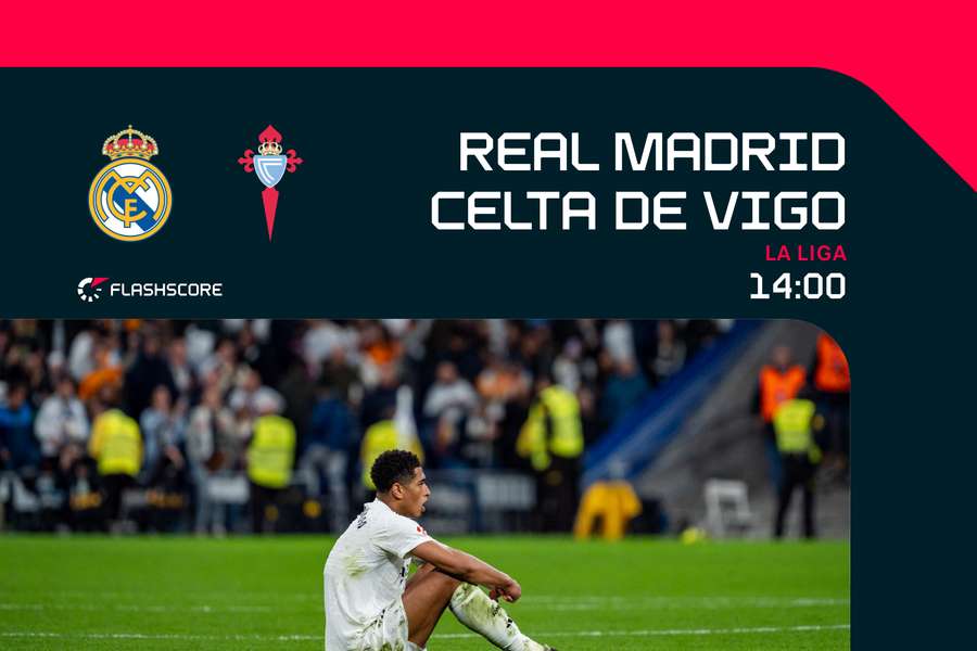 El Madrid actúa en casa frente al Celta.