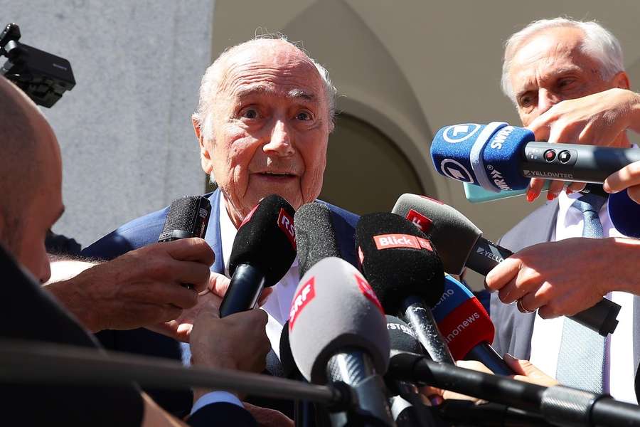Sepp Blatter en juillet 2022. Sepp Blatter en juillet 2022.