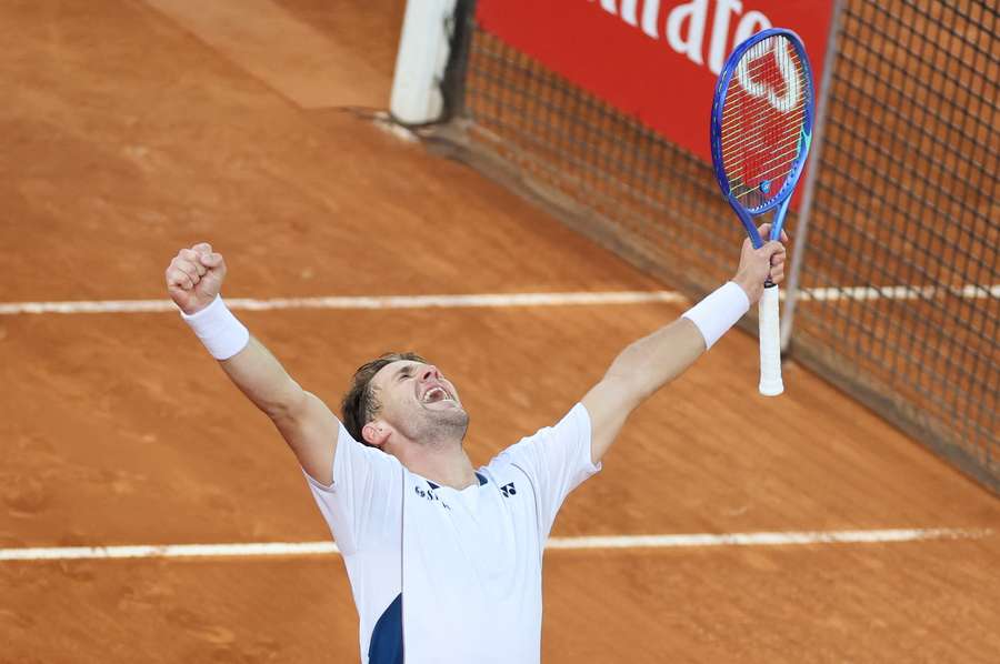 Casper Ruud feiert seinen ersten Masters-Titel.