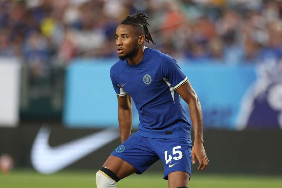 Christopher Nkunku of Chelsea looks on during a pre-season friendly match