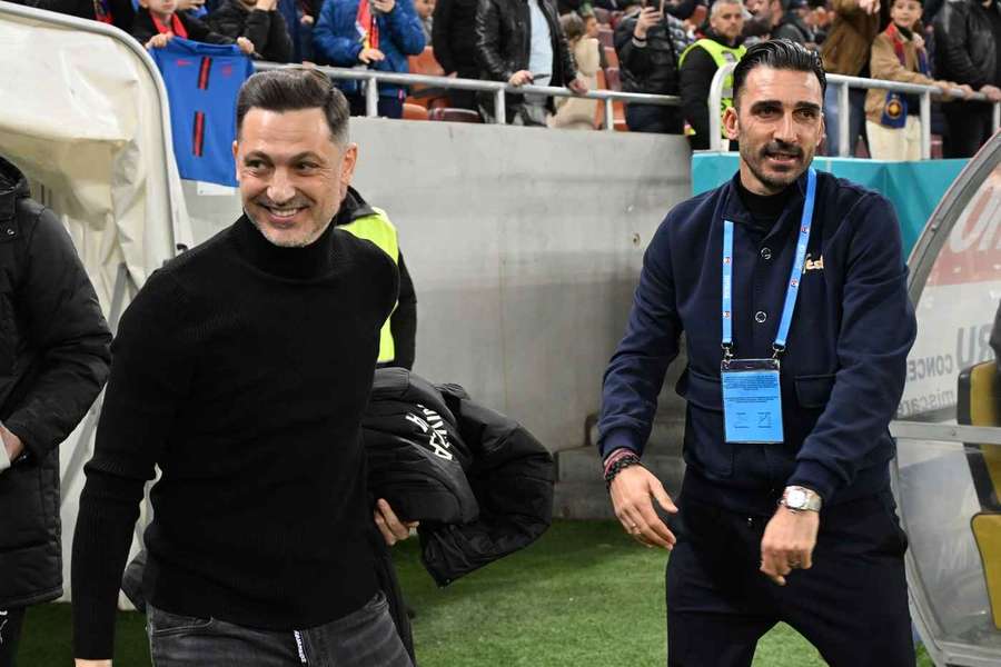 Mirel Rădoi și Elias Charalambous