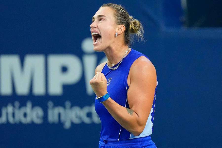 Sabalenka celebra un triunfo especial Sabalenka celebra un triunfo especial