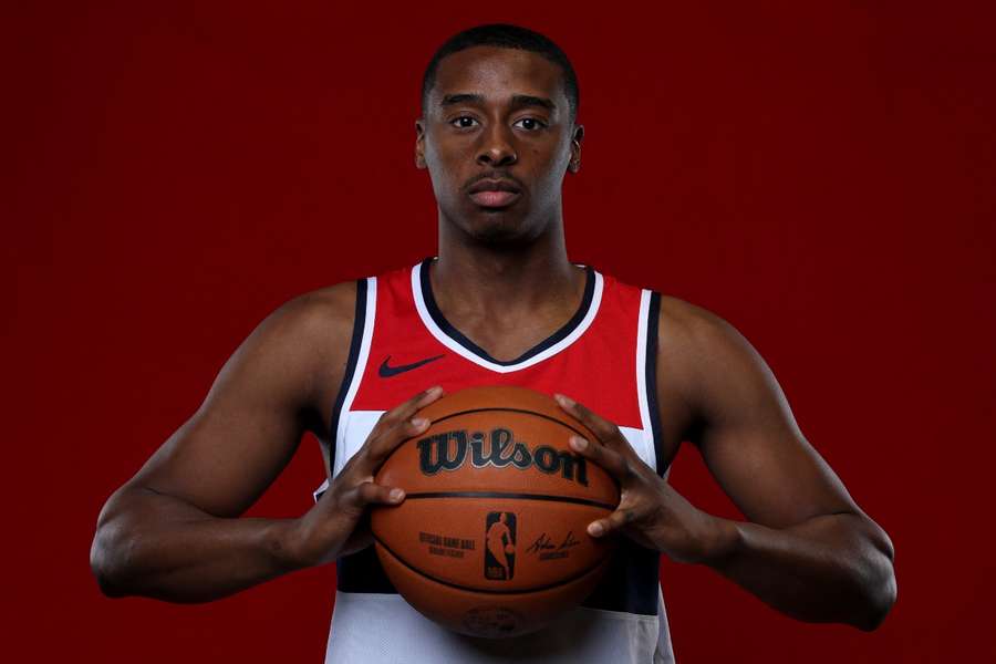 Chase Audige, en un media day con los Washington Wizards