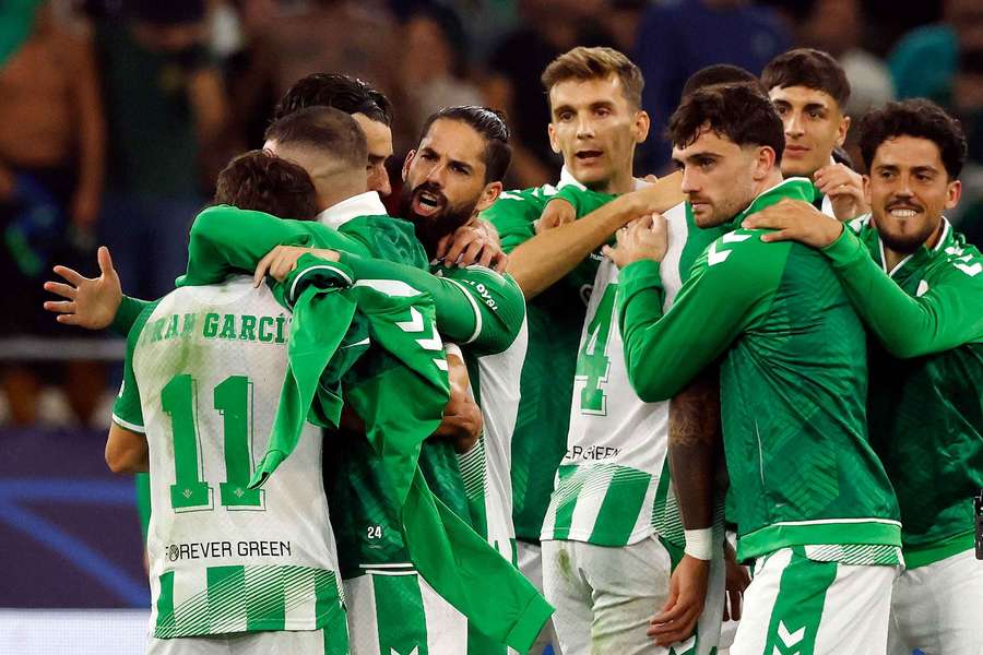 Alegría en el Betis Alegría en el Betis