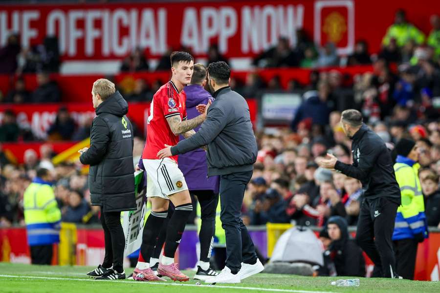 Ruben Amorim, treinador do Manchester United