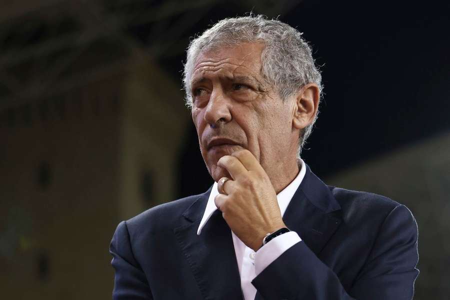 Fernando Santos, selecionador do Azerbaijão