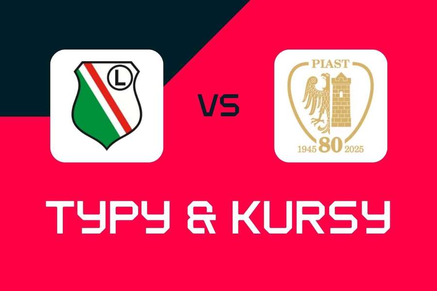Legia Warszawa - Piast Gliwice: Typy bukmacherskie, najlepsze kursy i zakłady (Ekstraklasa) Legia Warszawa - Piast Gliwice: Typy bukmacherskie, najlepsze kursy i zakłady (Ekstraklasa)
