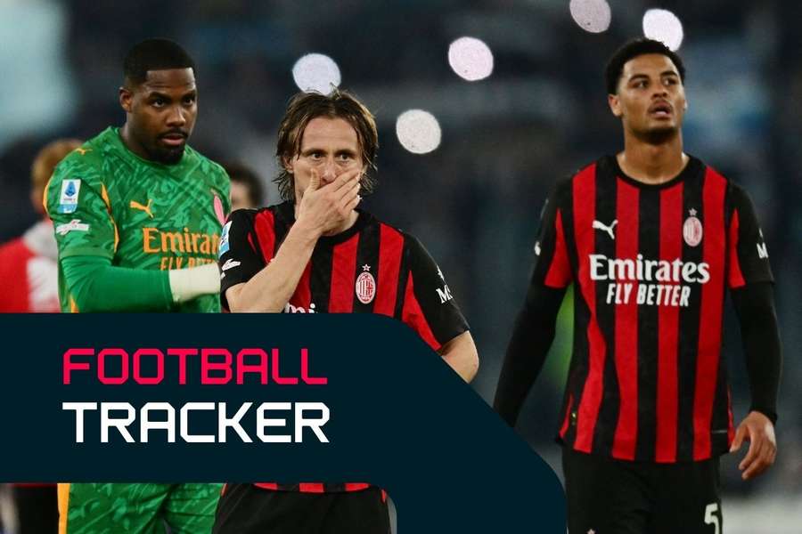 AC Milan were beaten by Lazio on Sunday evening