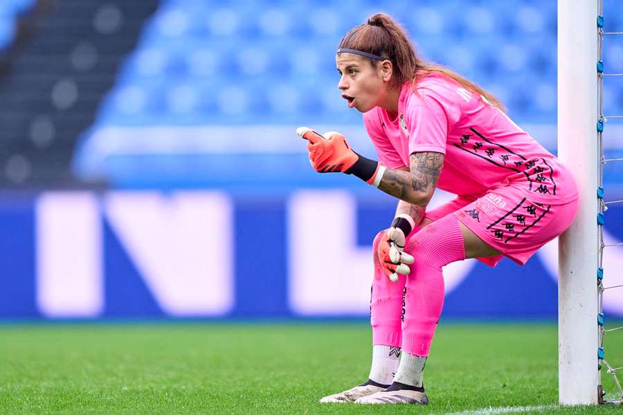 Inês Pereira, guarda-redes do Deportivo