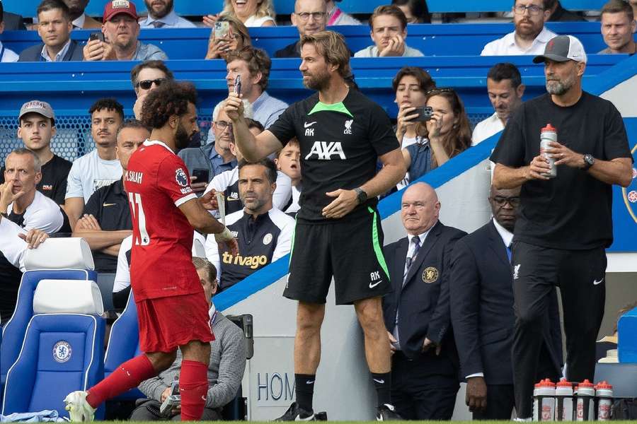 Salah bol po vystriedaní nahnevaný.