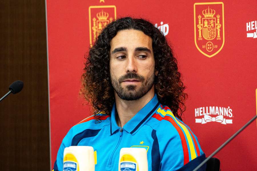 Marc Cucurella, fundașul lateral stânga al naționalei Spaniei Marc Cucurella, fundașul lateral stânga al naționalei Spaniei