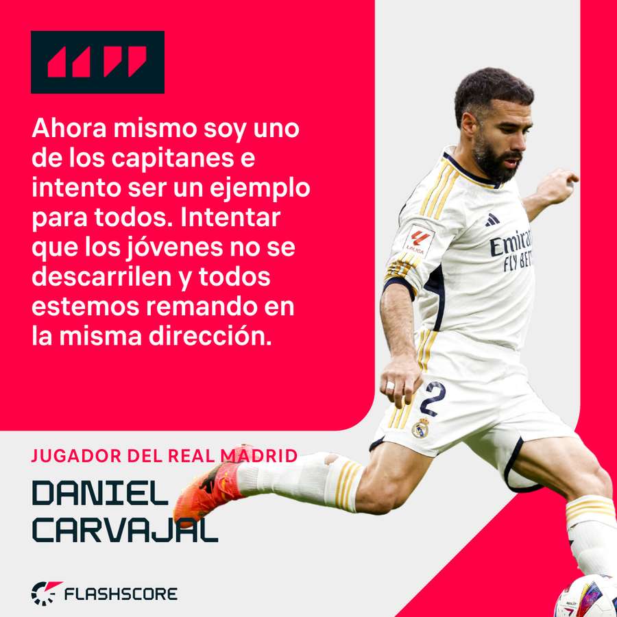 Las palabras de Dani Carvajal.