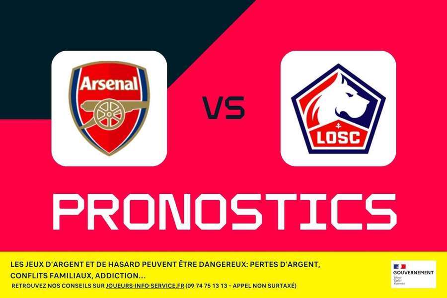 Arsenal - Lille : pronostics, meilleurs paris et cotes (Ligue des champions) Arsenal - Lille : pronostics, meilleurs paris et cotes (Ligue des champions)