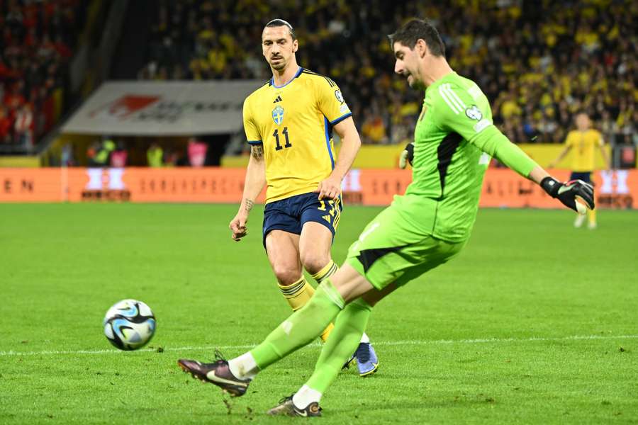 Thibaut Courtois a fait le boulot face à la Suède de Zlatan.